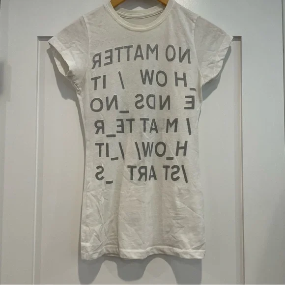 Radiohead In Rainbows Tour Tshirt　白　XS Band Rock Radiohead T Shirt Music Album In Rainbows T Shirts